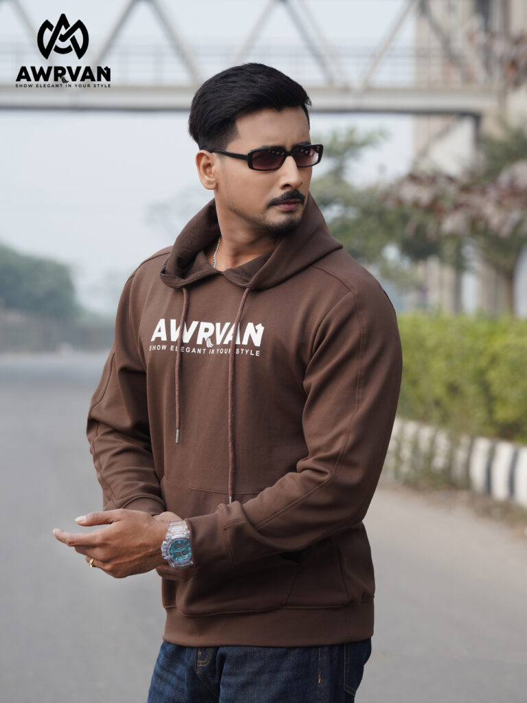 Awrvan Branding Hoodie - Coffee