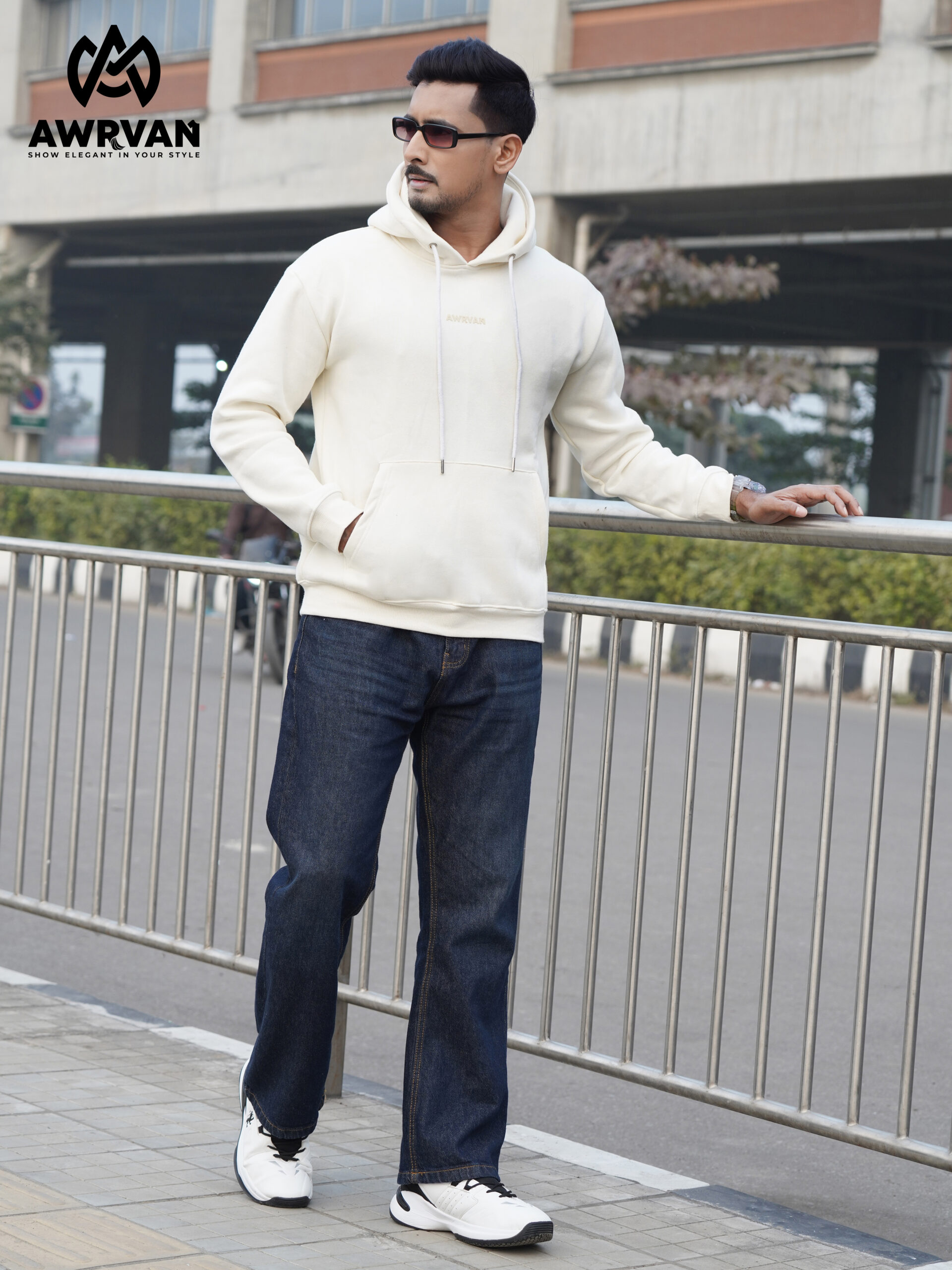 Universe Geometry Off White Hoodie.