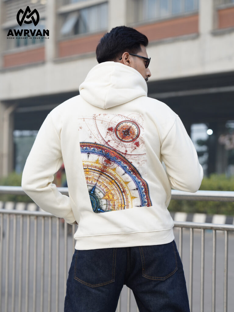 Universe Geometry Off White Hoodie.