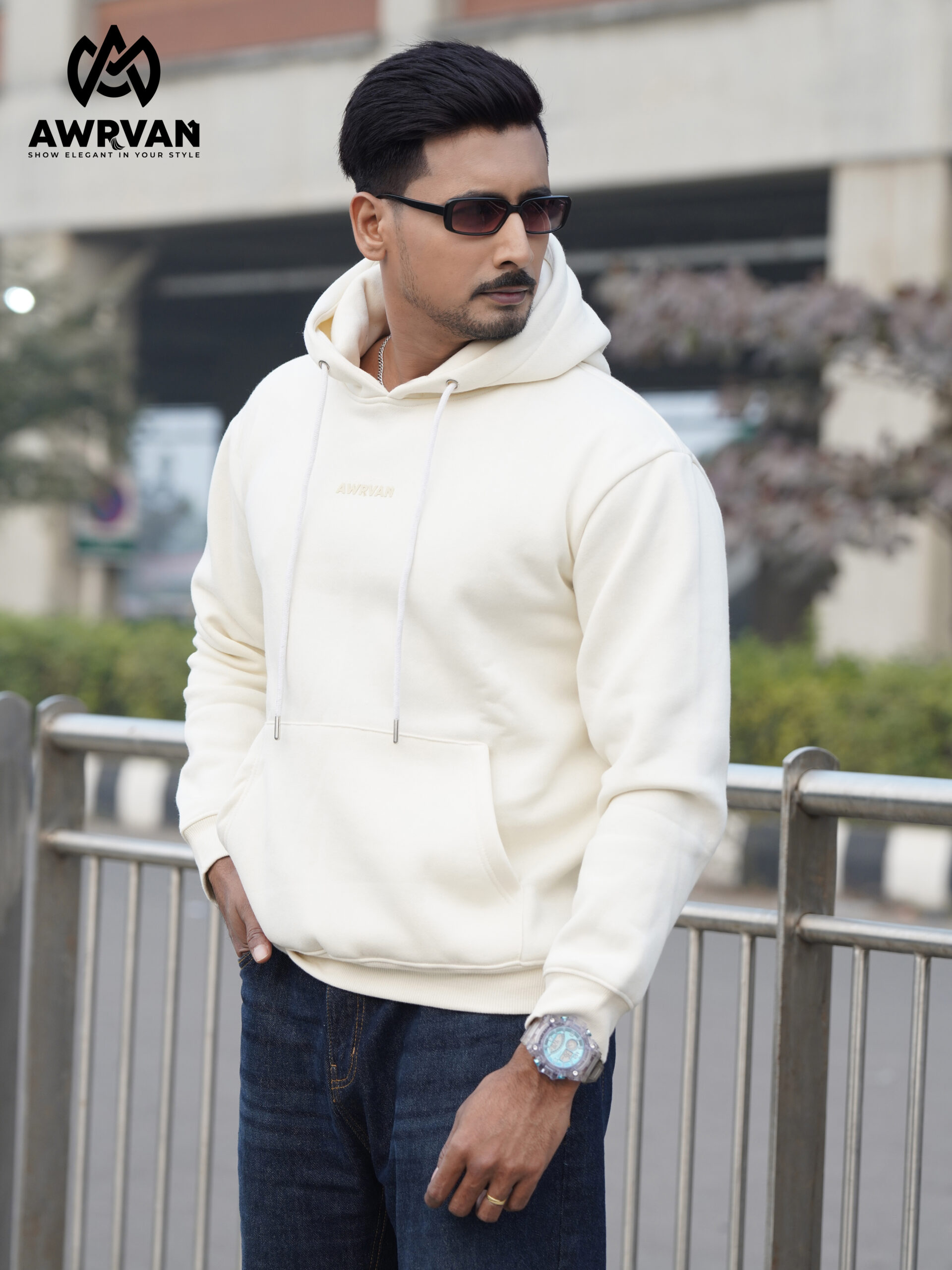 Universe Geometry Off White Hoodie.