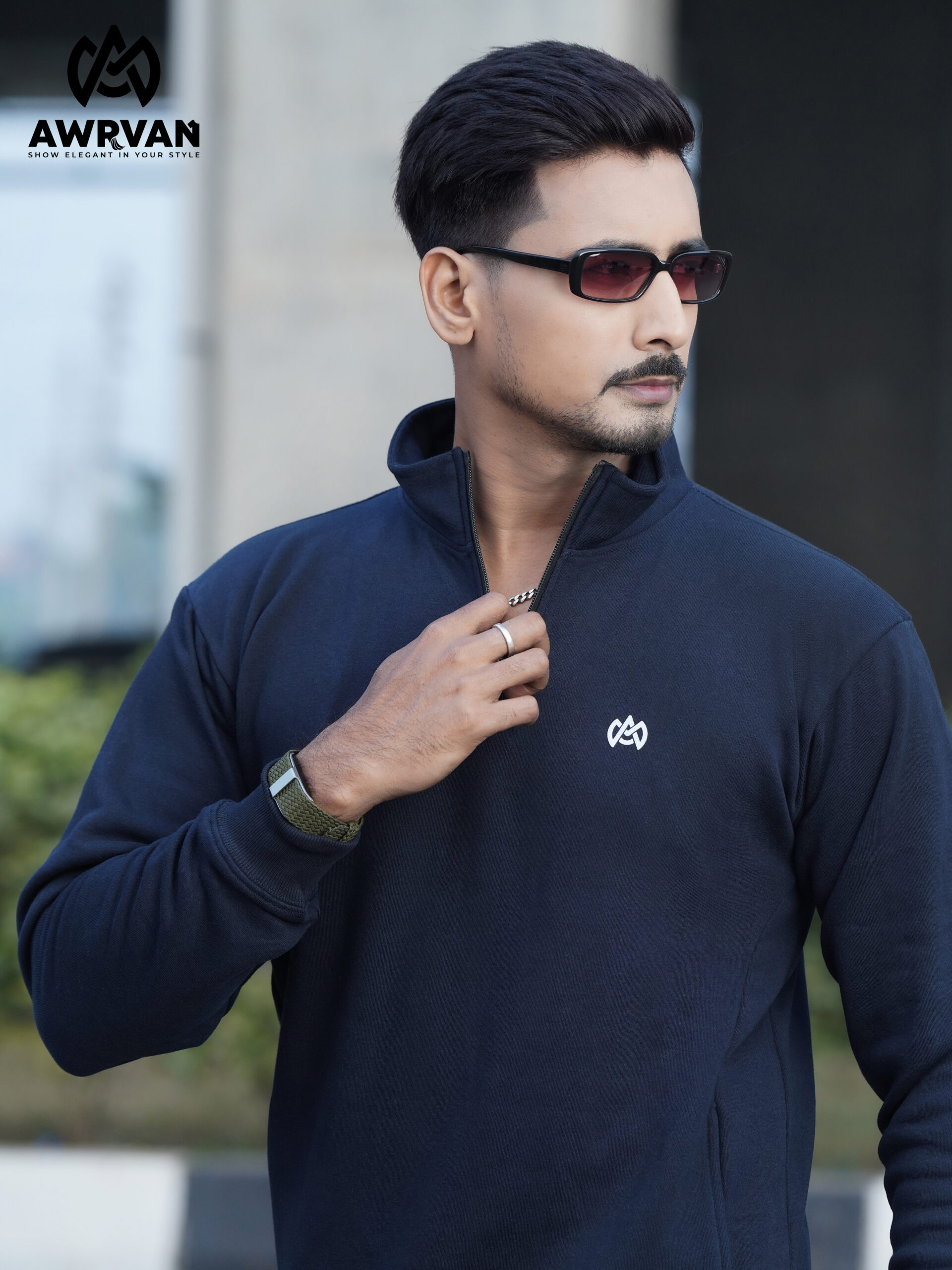 Navy blue Sweatshirt